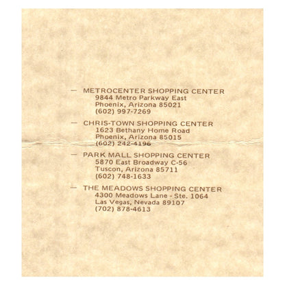 Craft Works Gallery Huntington Beach Lakewood CA Vintage Business Card SF3-B1