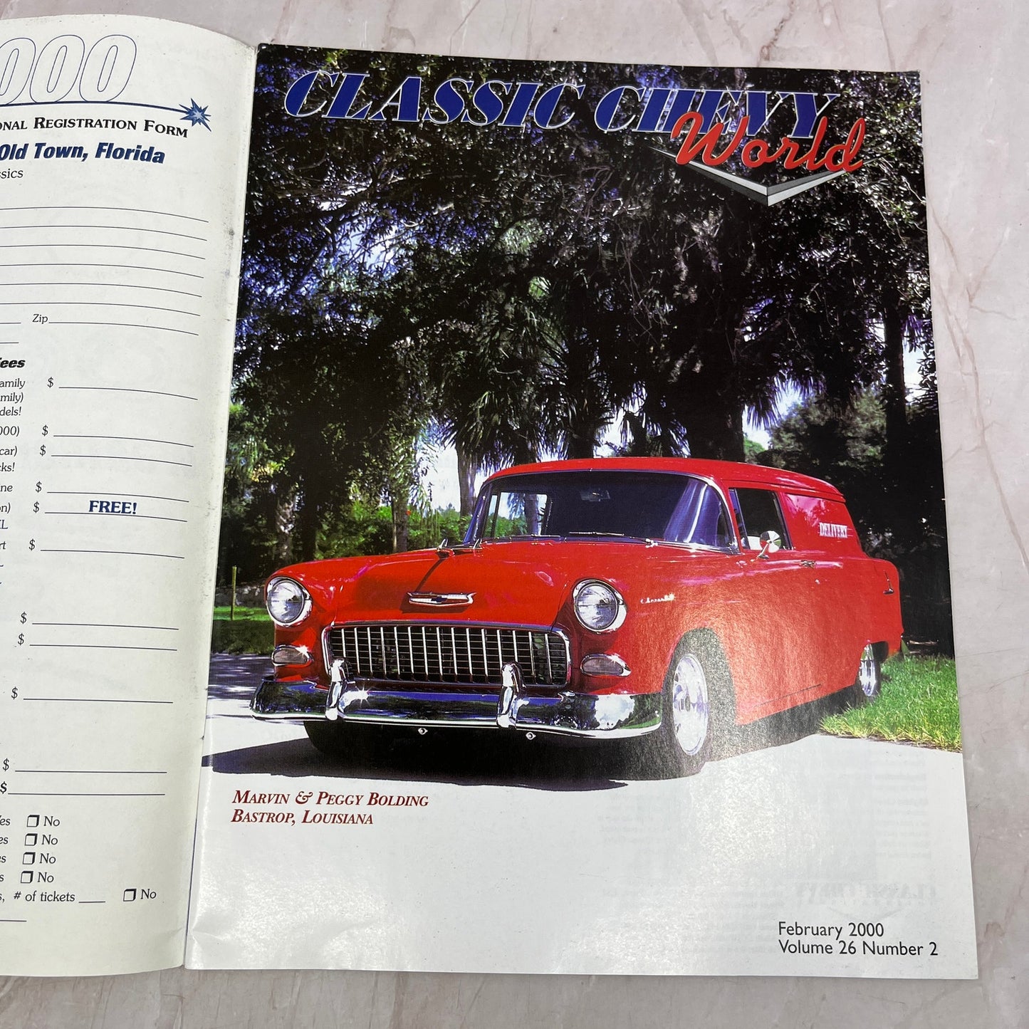 Marvin Bolding Bastrop LA - '55, '56, '57 Classic Chevy World - Feb 2000 M30