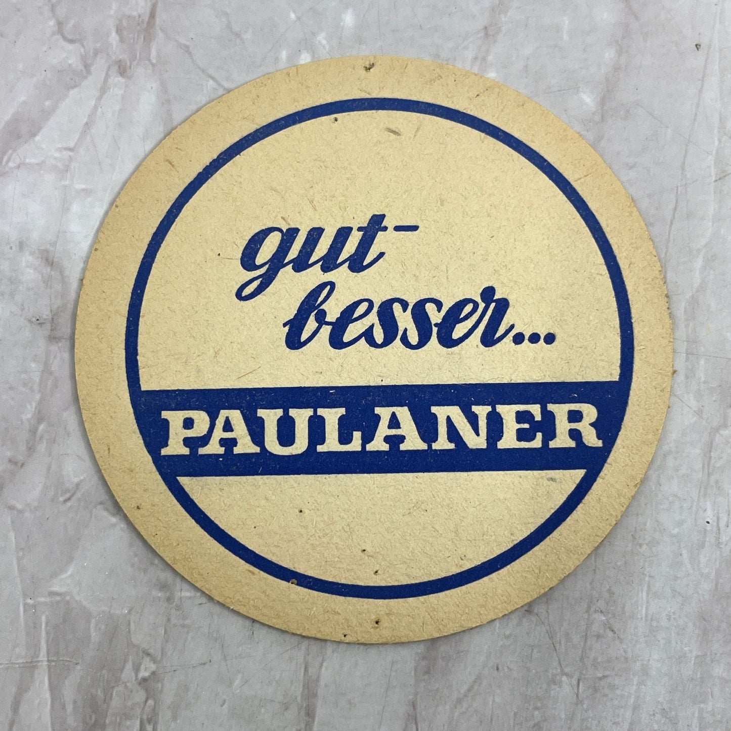 Vintage Paulaner-Thomasbräu München German Beer Coaster TJ5-CO2