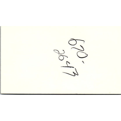 George Gowen Patrolman Port of Houston Authority Police Vtg Business Card SC9-B7