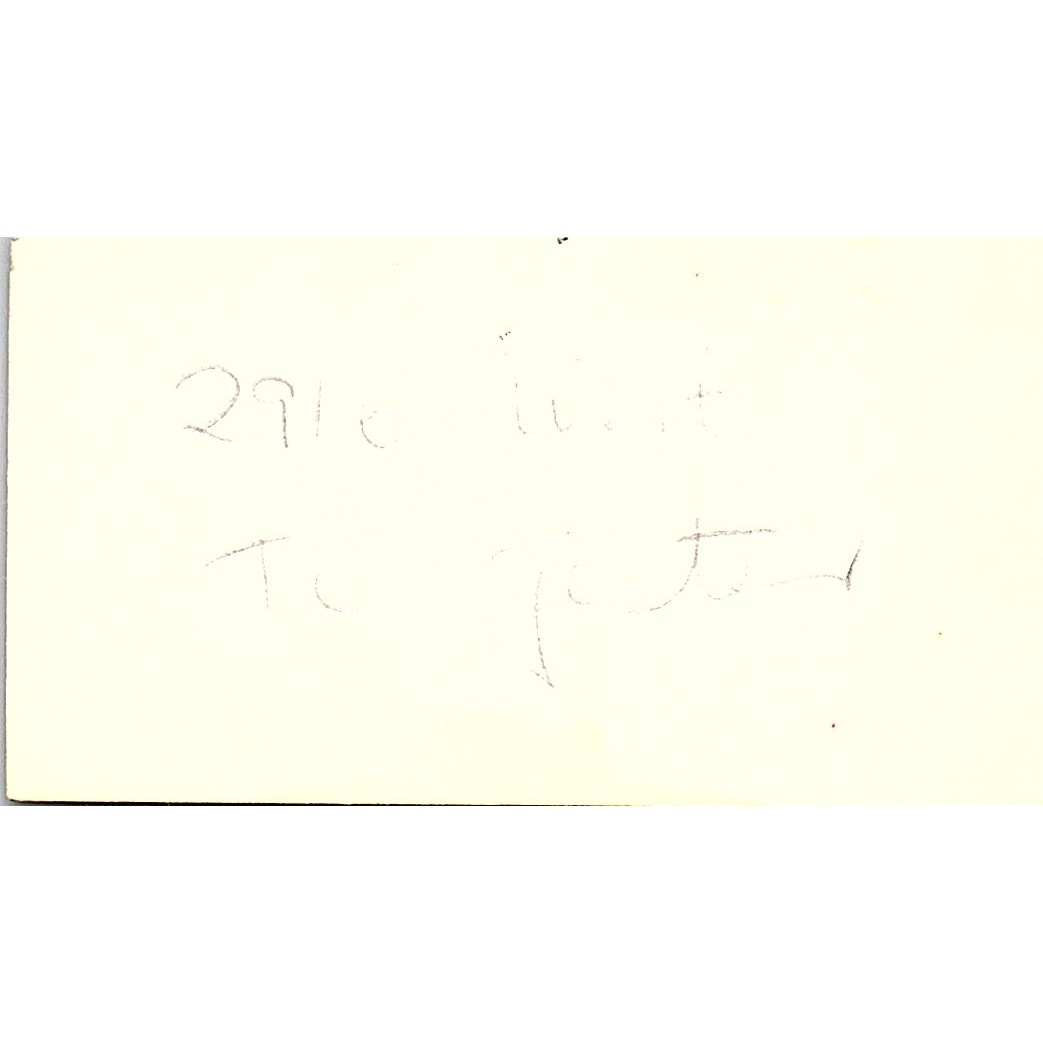 Marty Bischoff CPA Houston TX Vintage Business Card SD9-B2