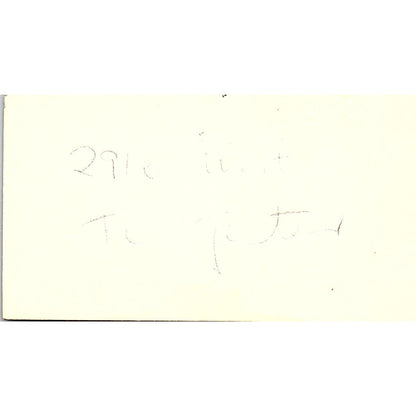 Marty Bischoff CPA Houston TX Vintage Business Card SD9-B2