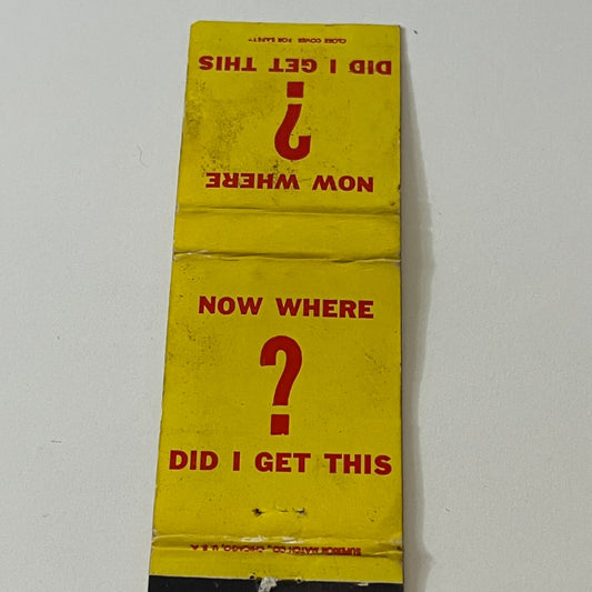 Herman Rodencal Bytof Realty Appleton WI Vintage Matchbook Cover MB59-4