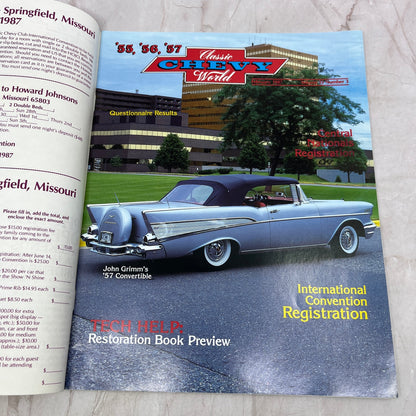 John Grimm Convertible - '55, '56, '57 Classic Chevy World Magazine Feb 1987 M31