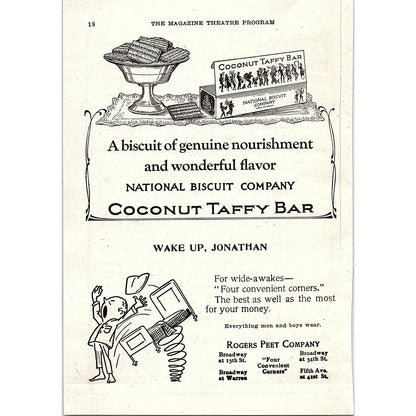 Henry Miller Theatre Wake Up Jonathan Sam H. Harris NY 1921 Ad AF3-10
