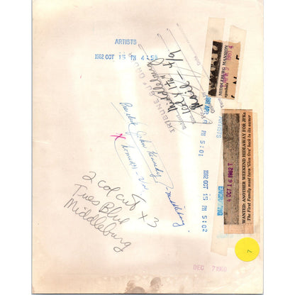 JFK Glenora Country Home Middleburg VA 1960 7x9 Original Press Photo D1-P