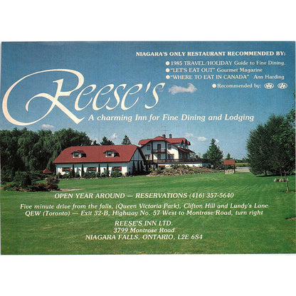 Cataract Motel all Major Credit Cards are honoured Niagara Falls ON SAG4-3