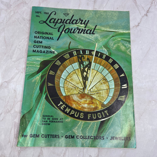 Sundial To Be Seen At San Fernando Show - Lapidary Journal Magazine Sep 1965 M24