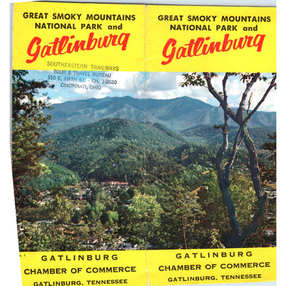 Vintage Great Smoky Mountains National Park & Gatlinburg Travel Brochure TH2-O1