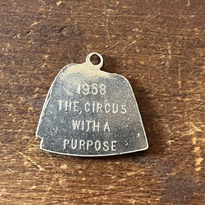 1958 Shriner Fez Enamel Knights Templar Masonic Freemason Pendant Charm SE5