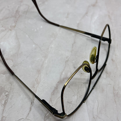 Vintage L'Amy Foxboro France 140mm CC32 L124 Aviator Eyeglasses Frames TG7-G2-10