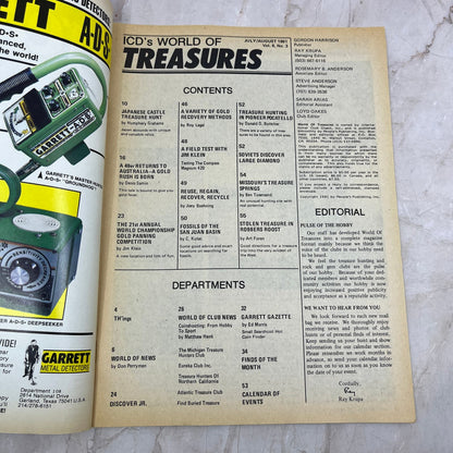 1981 Aug - ICD World of Treasures Magazine - Treasure Hunting Gold Rocks M16