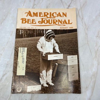 1990 Aug American Bee Journal Magazine Bees Beekeeping Honey M8