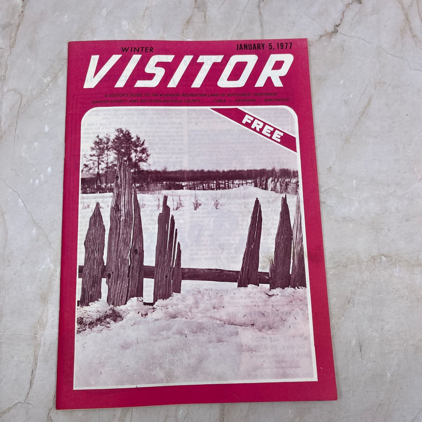 1977 Jan 5 Northwest Wisconsin Visitors Guide Sawyer County M11