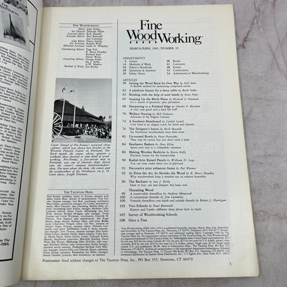 Furniture Making in the Northwest Mar/Apr 1983 #39 Fine Woodworking Magazine M35