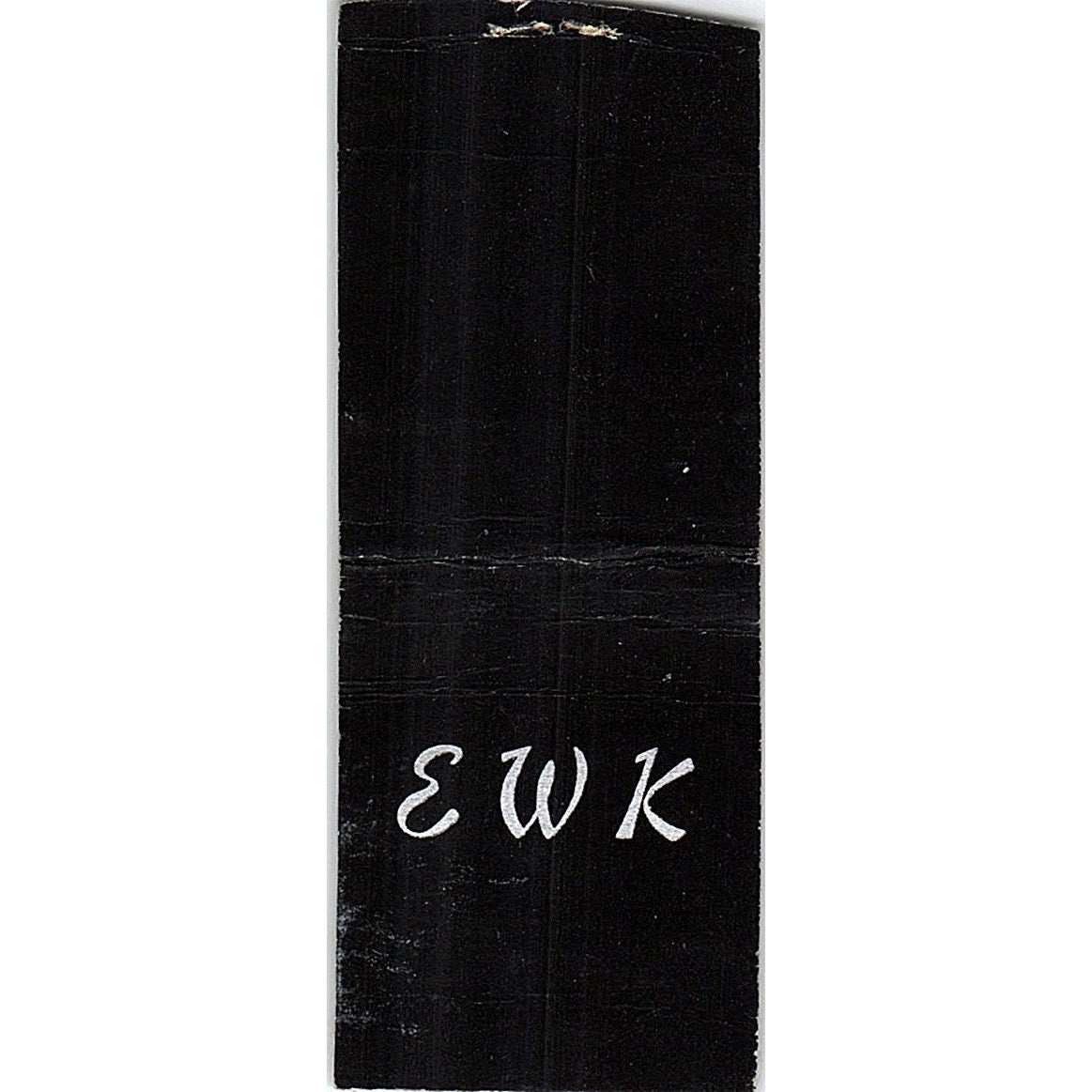 "EWK" Monogrammed Custom Vintage Matchbook Cover SF3-Y2