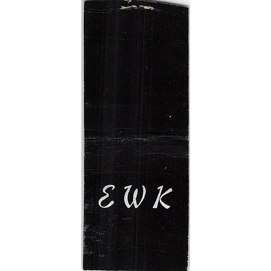 "EWK" Monogrammed Custom Vintage Matchbook Cover SF3-Y2