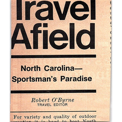 Travel Whispering Pines Utah Salt Lake City UT 1977 Ad AF6-M2