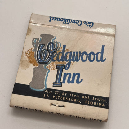 Wedgewood Inn St. Petersburg Florida Vintage Matchbook Cover TB8-MB-6