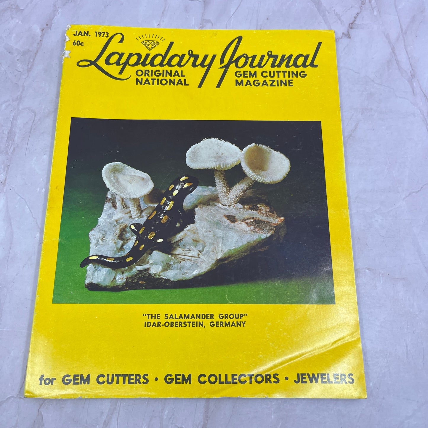 The Salamander Group Idar-Oberstein Germany - Lapidary Journal - Jan 1973 M28