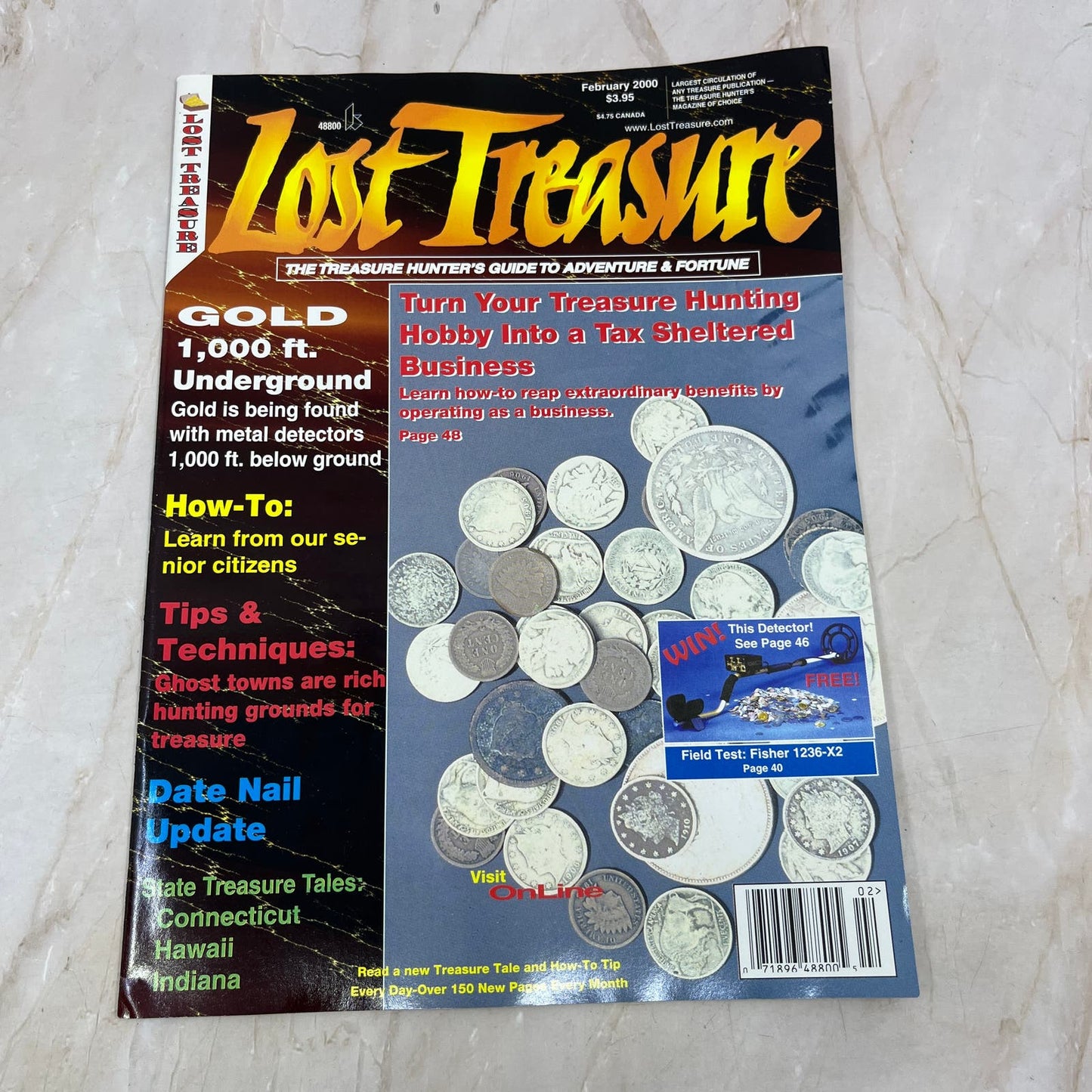 2000 Feb - Lost Treasure Magazine - Treasure Hunting Gold Prospecting M14