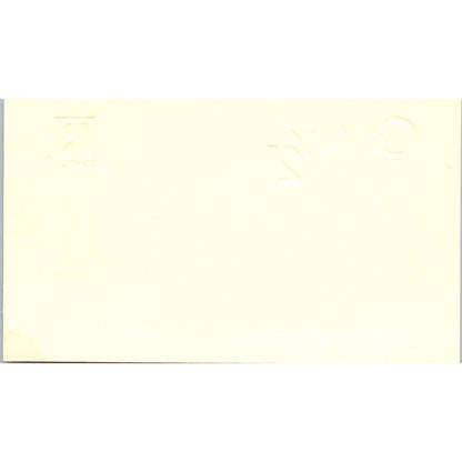 Cal Bergdahl The Land Office Century 21 Realty Long Beach Business Card SD4-B5
