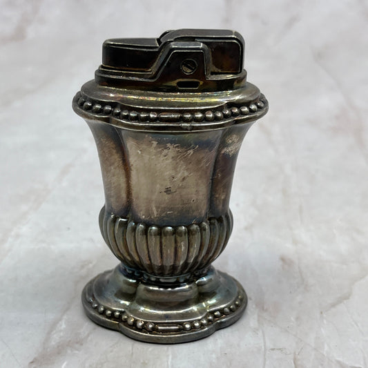 Vintage Art Deco Ronson Silver Plate Mayfair Table Lighter TL22