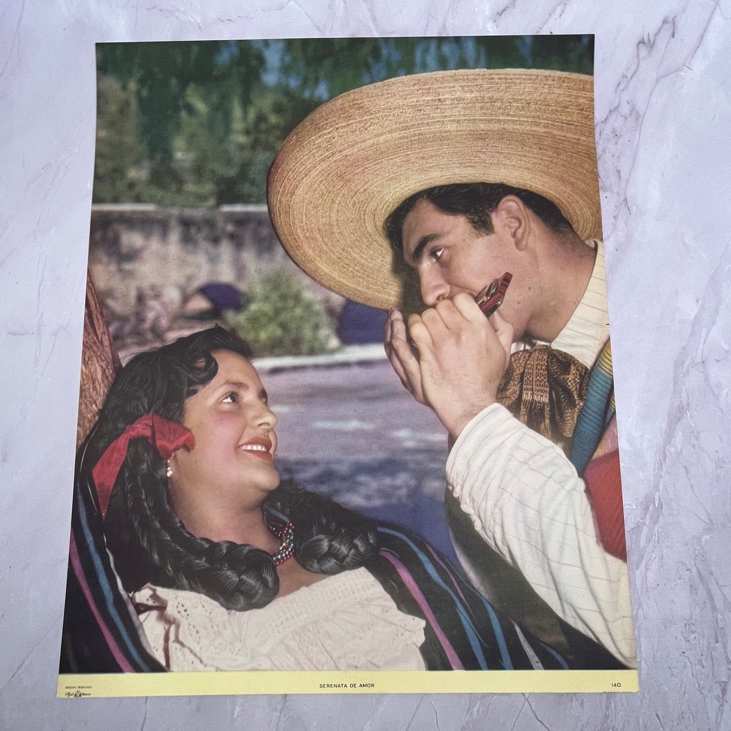 Serenata De Amor Vintage Mexican 12x14" Art Print V21