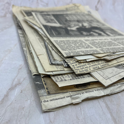 1970s-80s Huge Lot of Vintage Newspaper Clippings from the Lancaster PA Area TF5