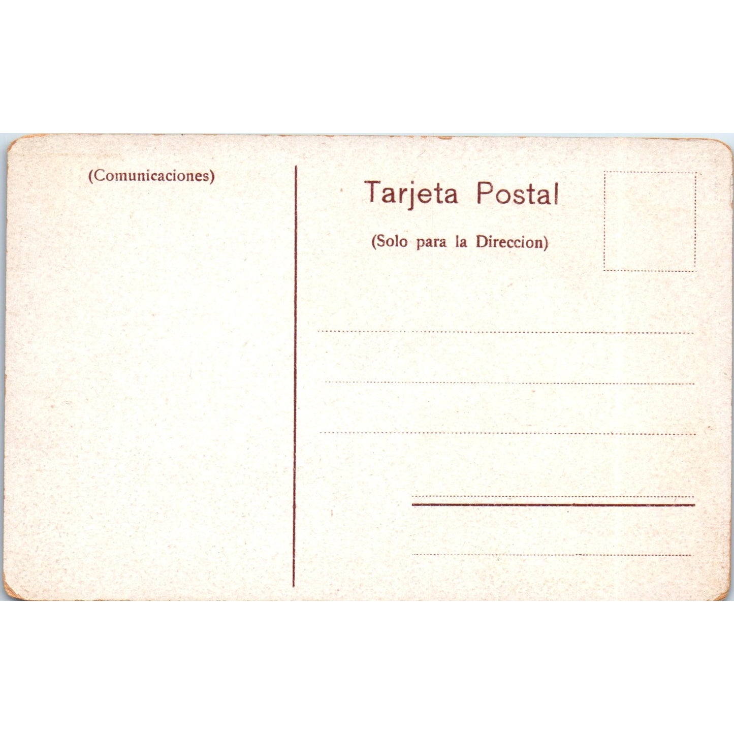 Antofagasta Plaza Colon Valparaíso Vintage Original Postcard PD1