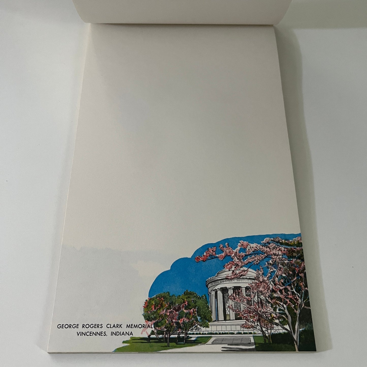 Retro Indiana Tourist Notepad Blank Vintage Vagabond Creations TE2-BB