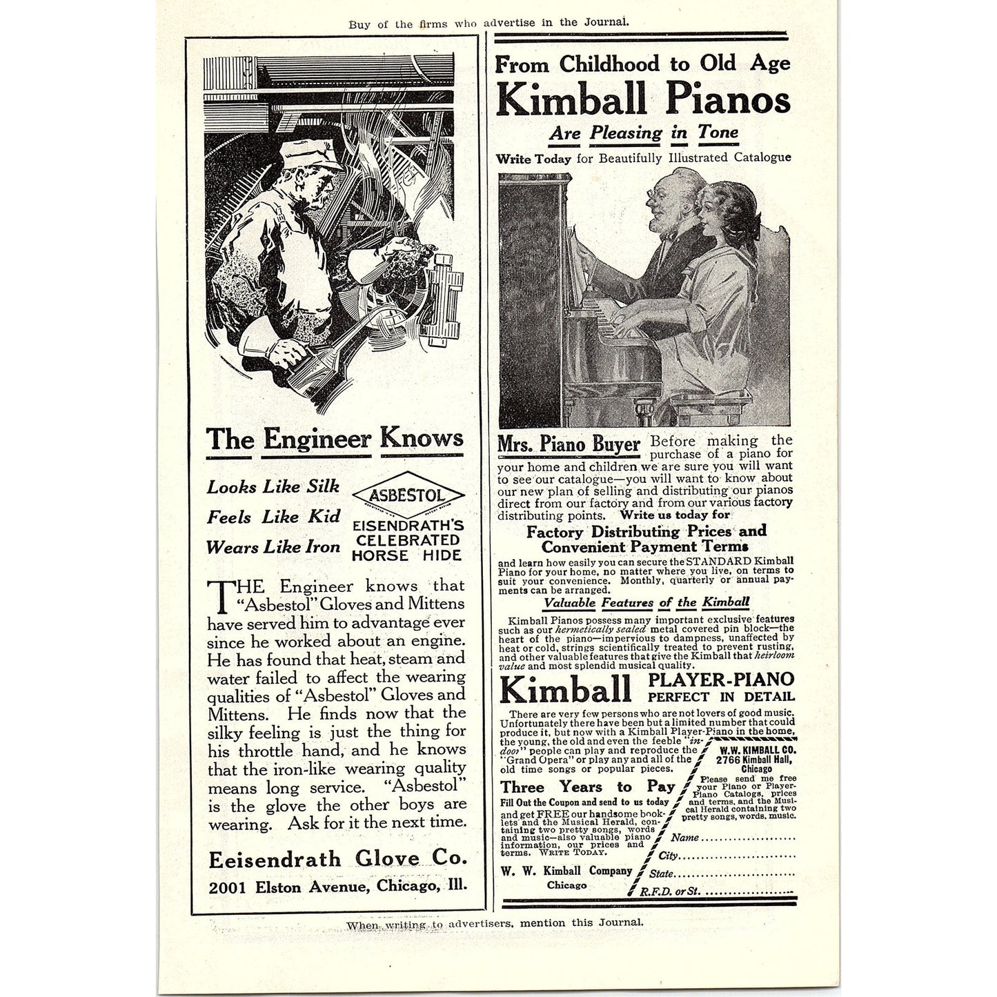J.L. Stifel & Sons - Stifel's Indigo Cloth Wheeling WV 1914 Original Ad AF3-2