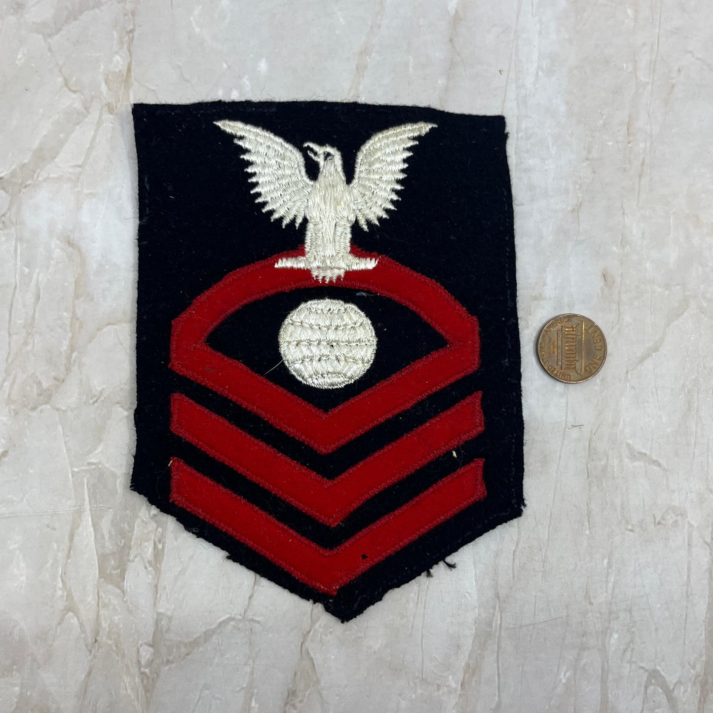 WWII 1940s - U.S. Navy Rate - Chief Electrician's Mate - Original Patch AE4