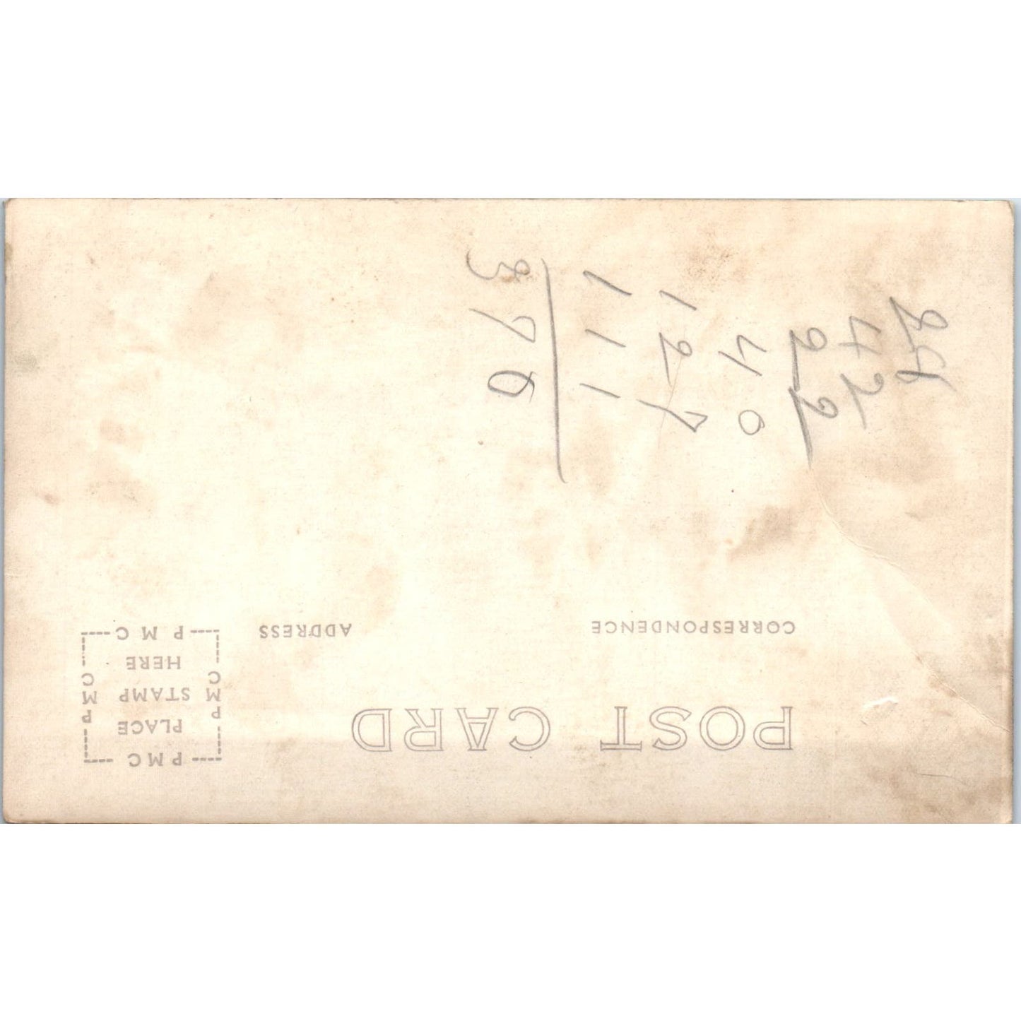 View of a Large Crowd of People Vintage RPPC Real Photo Postcard AB9