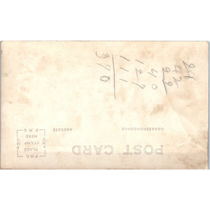 View of a Large Crowd of People Vintage RPPC Real Photo Postcard AB9