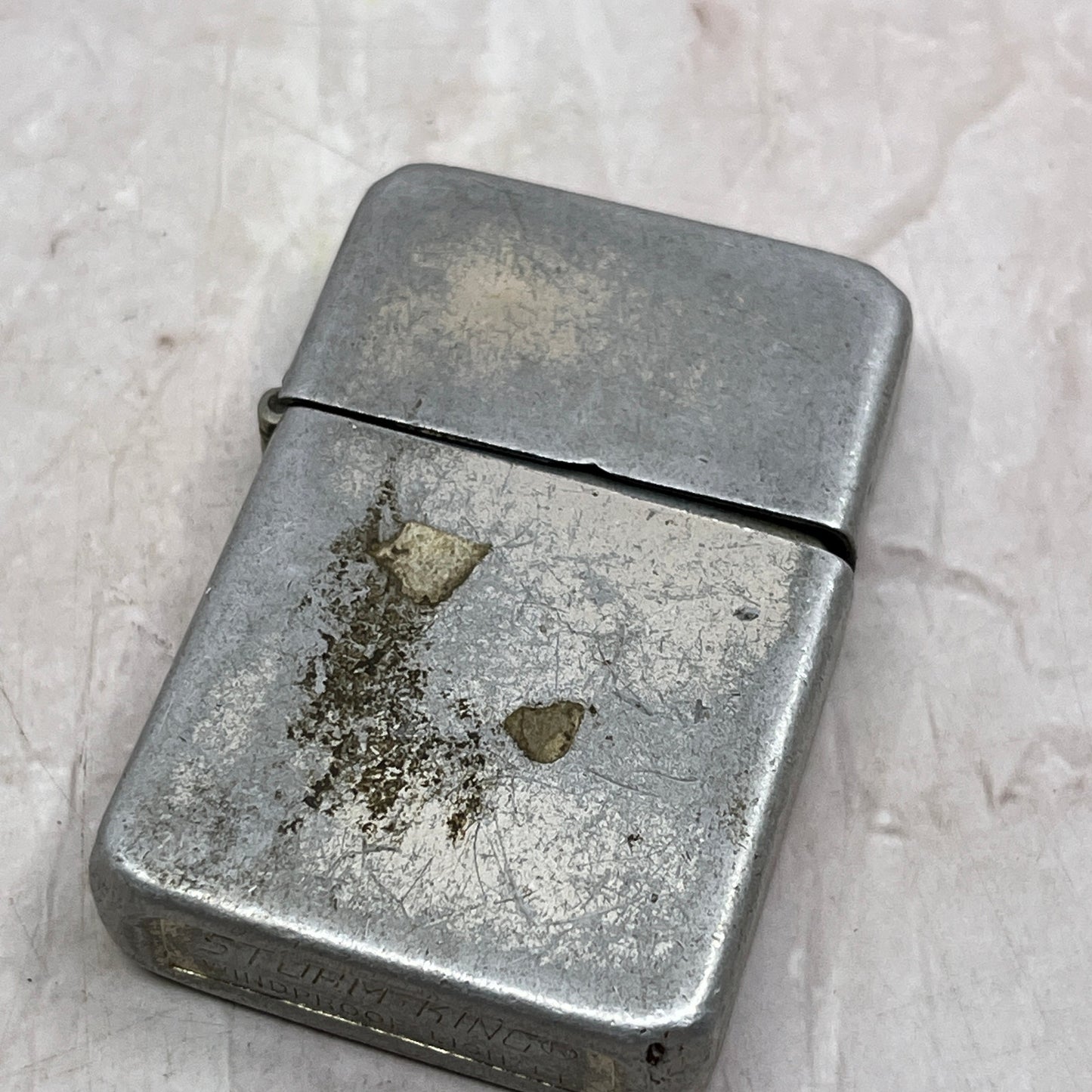 Vintage Storm King Windproof Zippo Lighter SF4