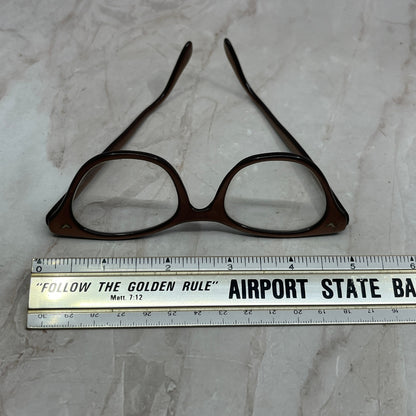 Vtg 1950's Pink Metallic Acrylic Cat Eye Sunglasses Eyeglasses Frames TG7-G5-2