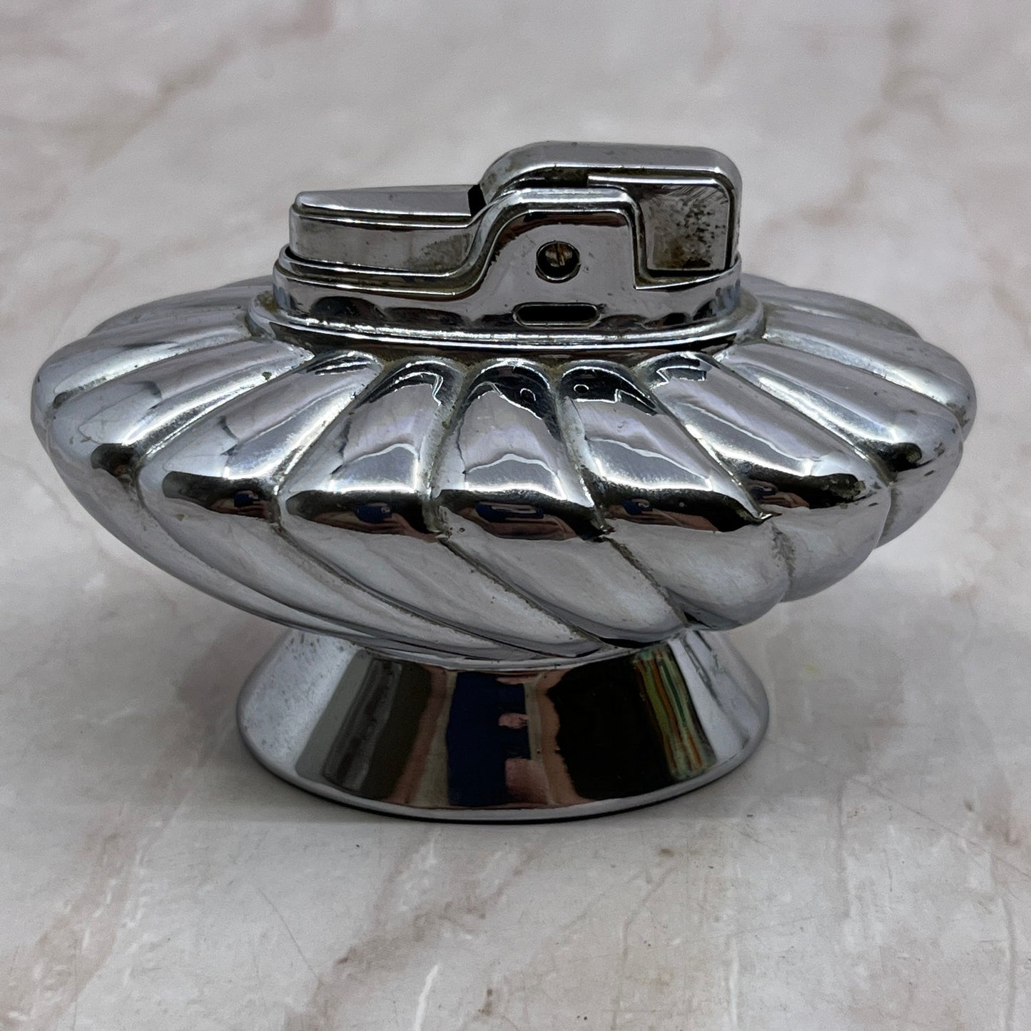 Vintage Chrome Ronson Regal Table Lighter TL8