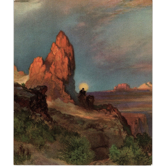 Lure of the Desert 1919 Thomas Moran Vintage Art Print 5.5x7 V19