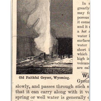 Rocks Worn by Wind-Blown Sand in Colorado 1901 Engraving AF2-P1