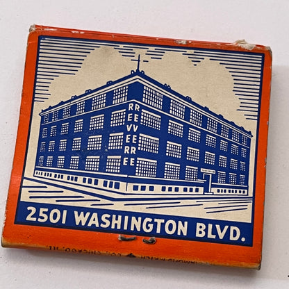 Revere Electric Supply Co 2501 Washington Ave Vintage Matchbook Cover TB8-MB3-2
