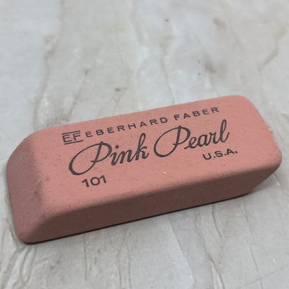 Vintage EF Eberhard Faber Pink Pearl 101 Eraser SB8