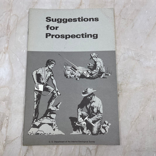 1978 Suggestions For Prospecting Booklet US Dept of the Interior M11