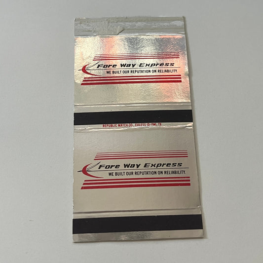Fore Way Express Vintage Matchbook Cover TB6-MB2-6