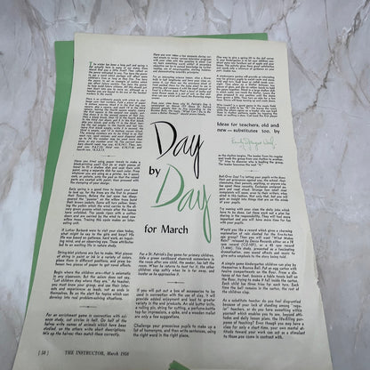 1956 Easter Crafts for Students Clipped From Instructor Magazine FL6-1