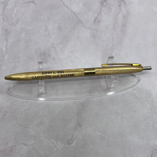 John L. Esh Carpenter & Builder Box 79 R.D. 1 Vintage Advertising Pen TC5-PP2