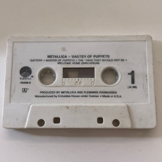 Metallica - Master of Puppets Cassette Tape TB6-OT2