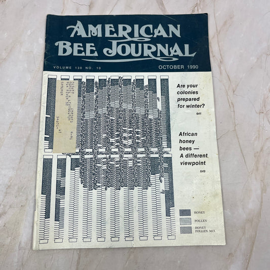 1990 Oct American Bee Journal Magazine Bees Beekeeping Honey M8