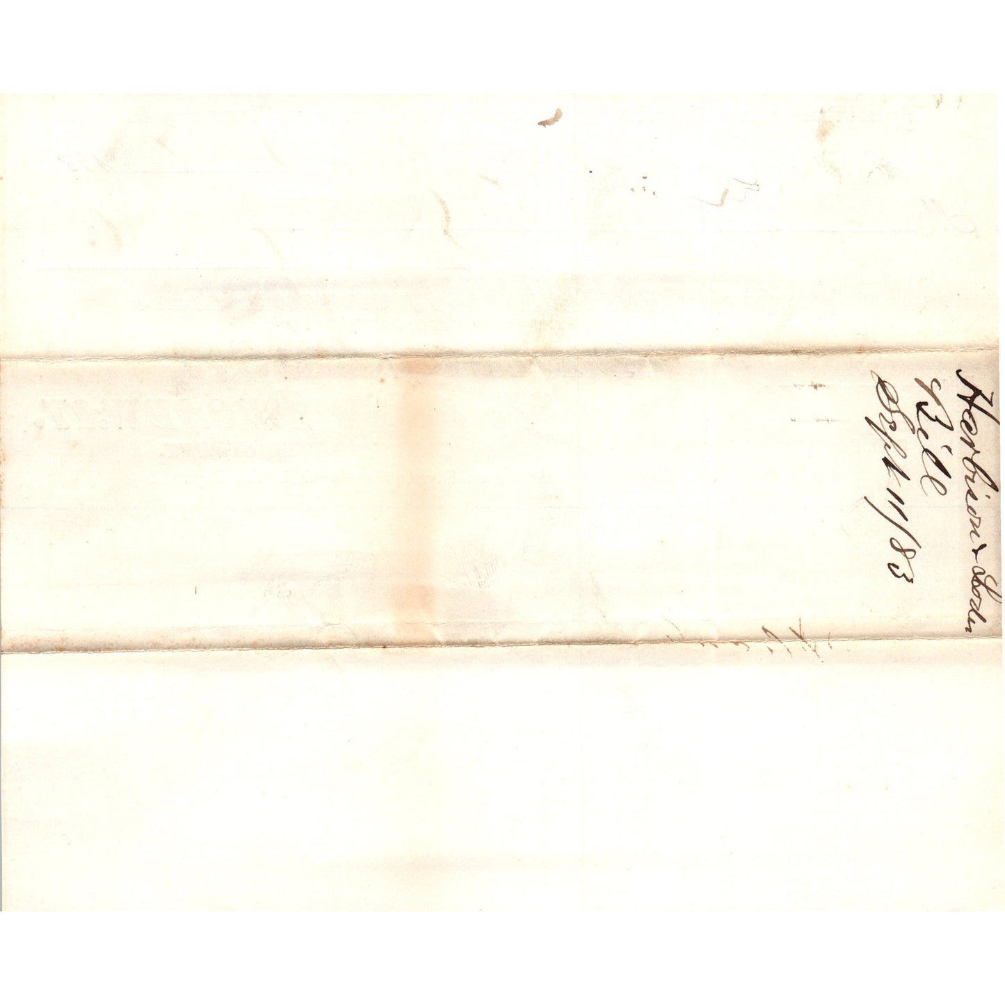 1883 Harbison & Lodge Dry Goods White Street NY Receipt Letterhead D24