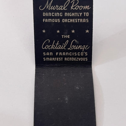 Hotel St. Francis San Francisco Vintage Matchbook Cover MM3-5